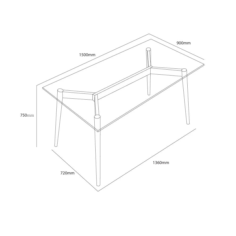 7Pc Milos Dining Set