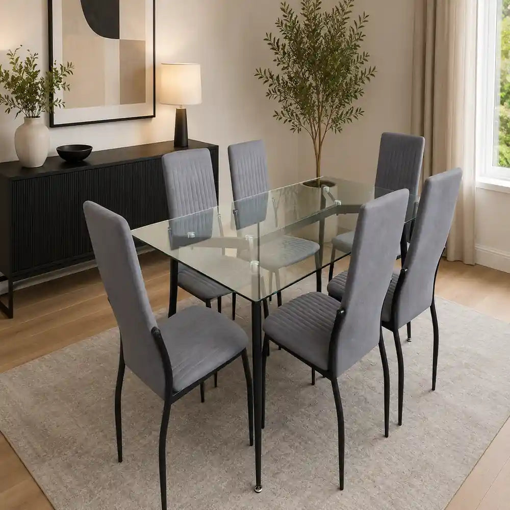 7Pc Milos Dining Set