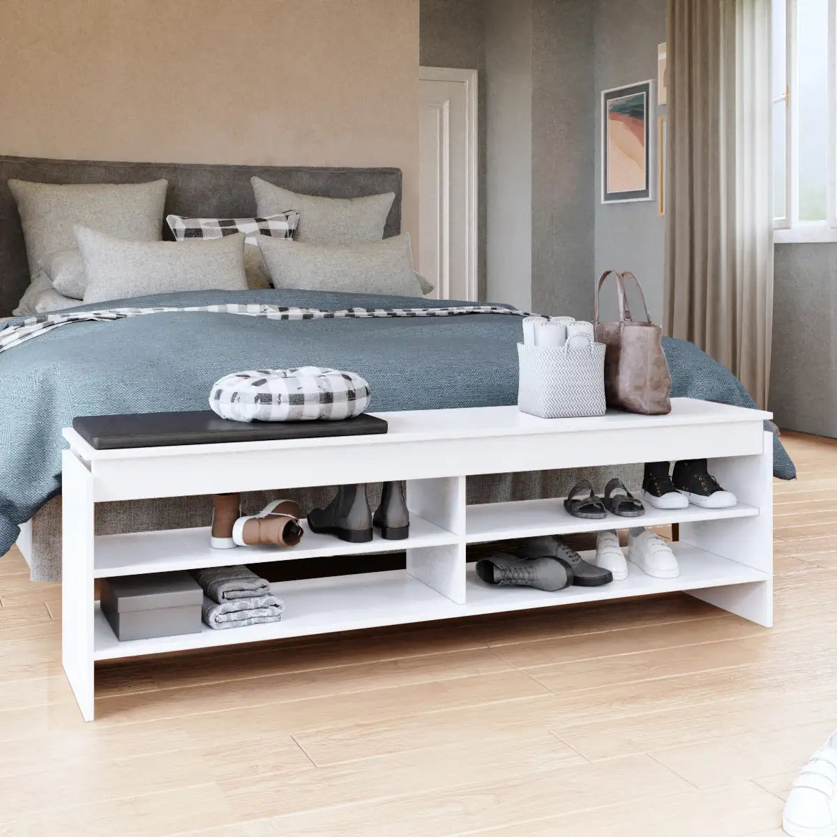 Adwin TV Stand White