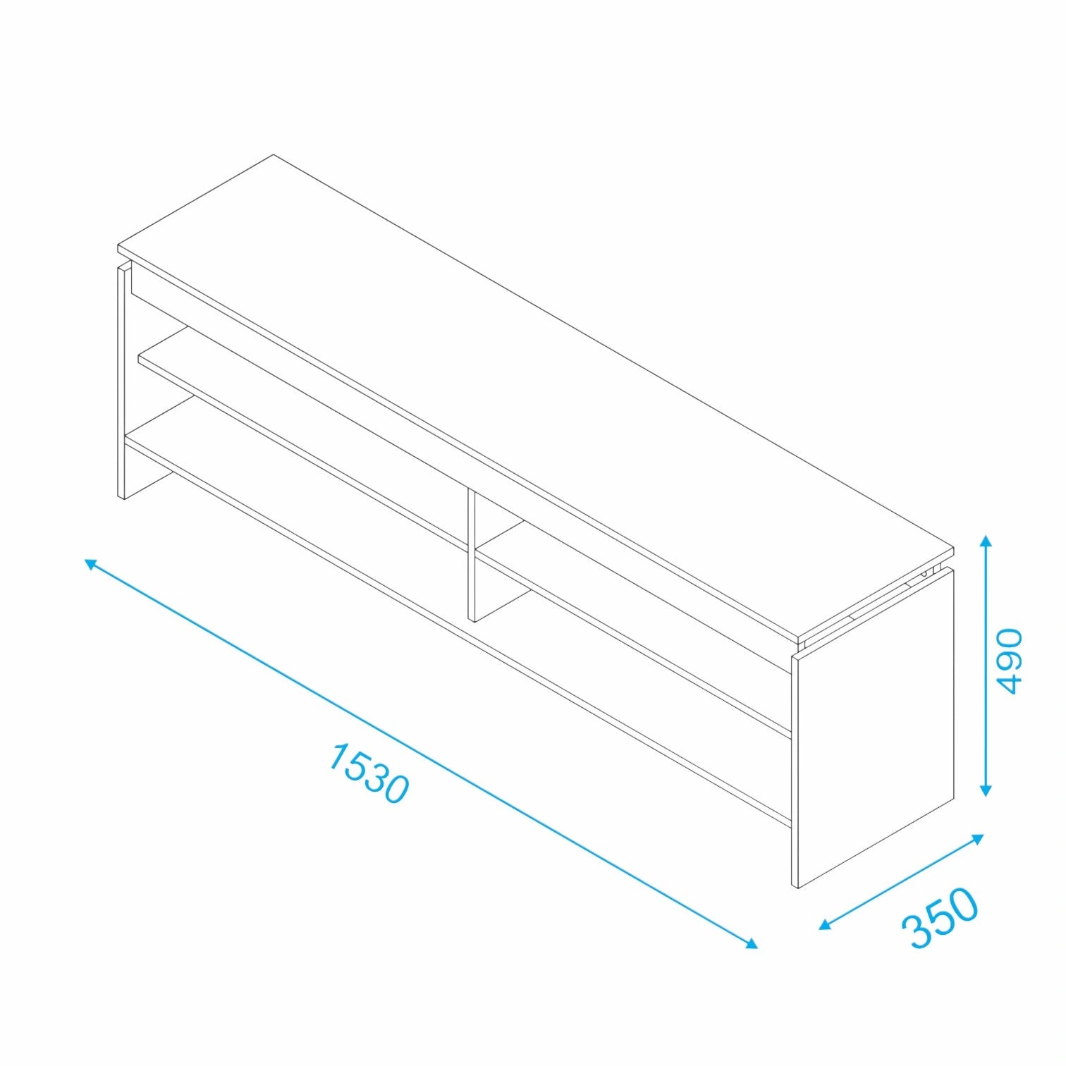 Adwin TV Stand White