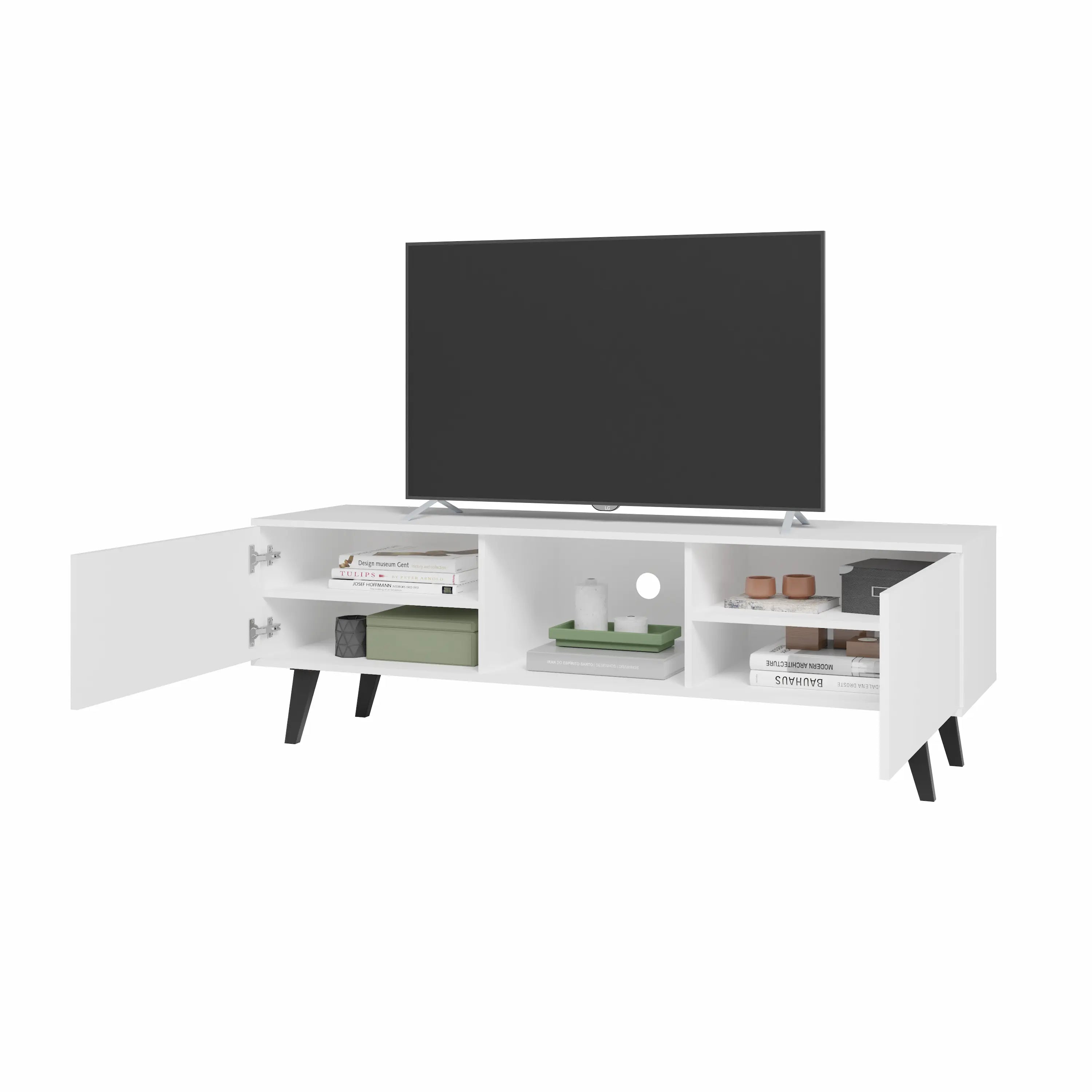 Ayden TV Stand White