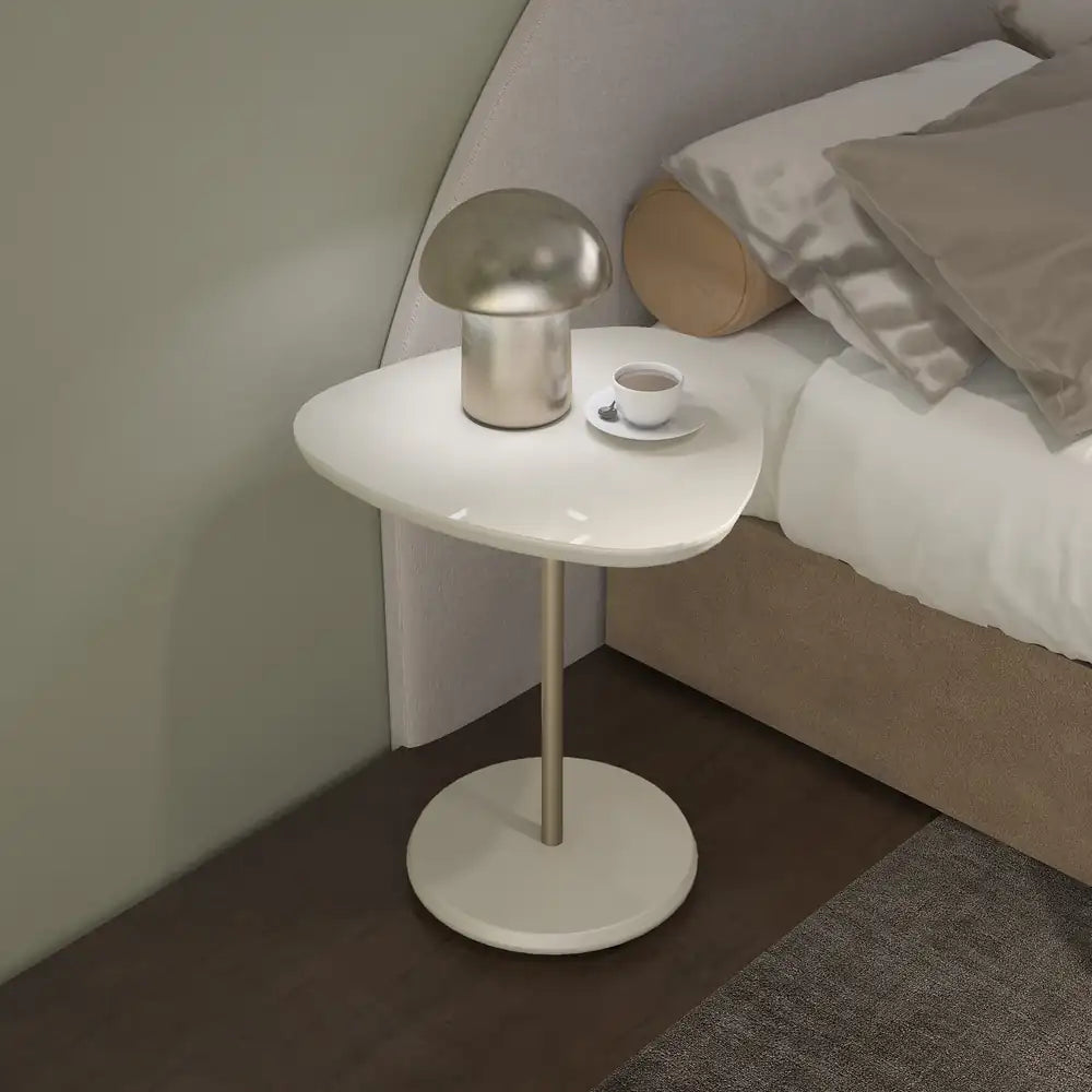 Bel Low End Table Off White
