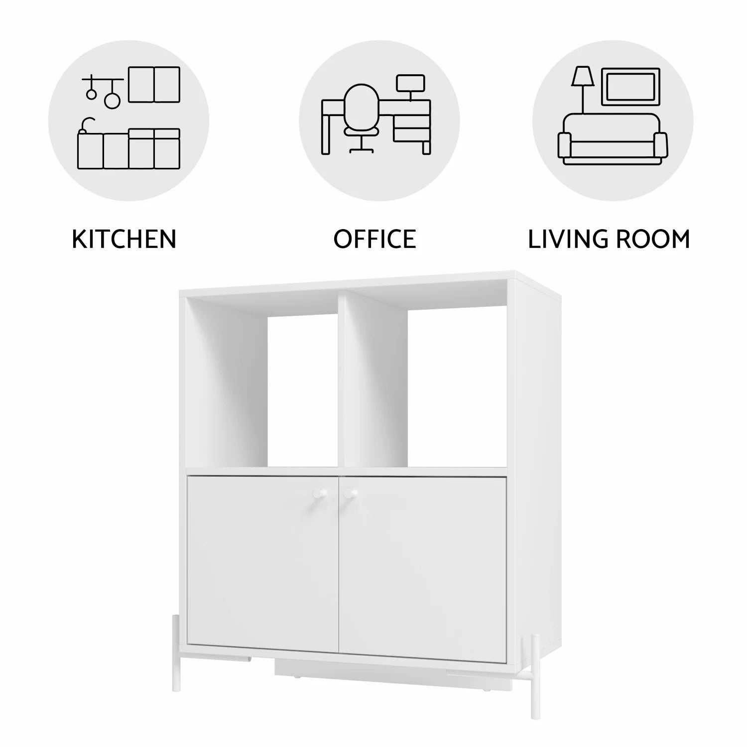 Mod Storage Cabinet White