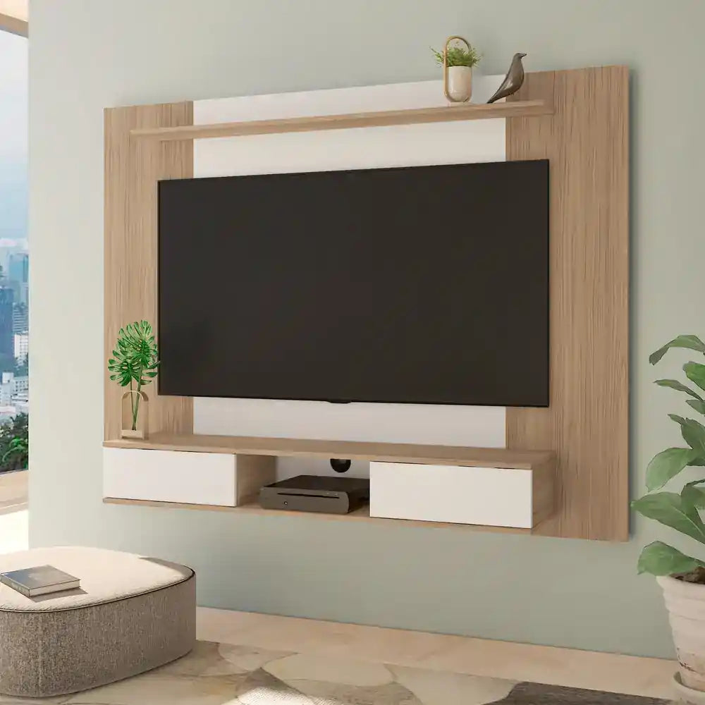 Nevada TV Panel Oak-Off White