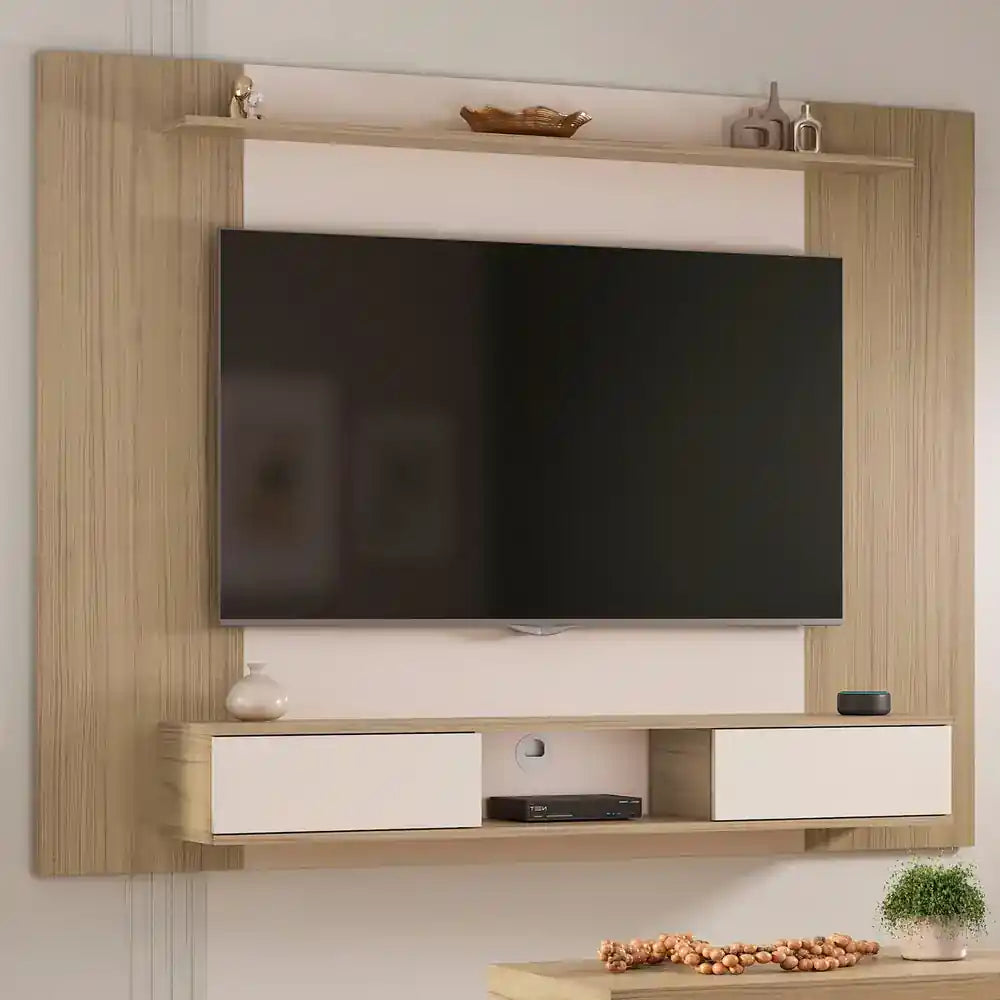 Nevada TV Panel Oak-Off White
