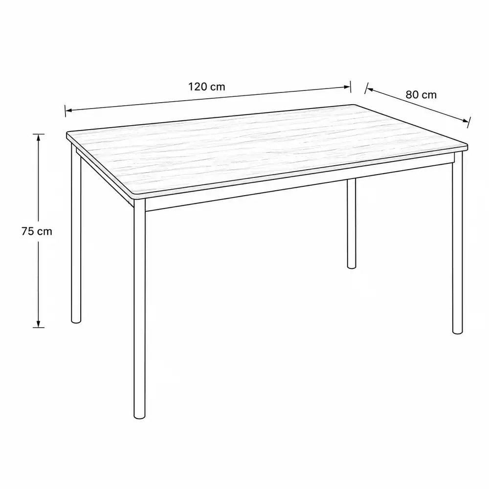 Aria 5pc Dining Set