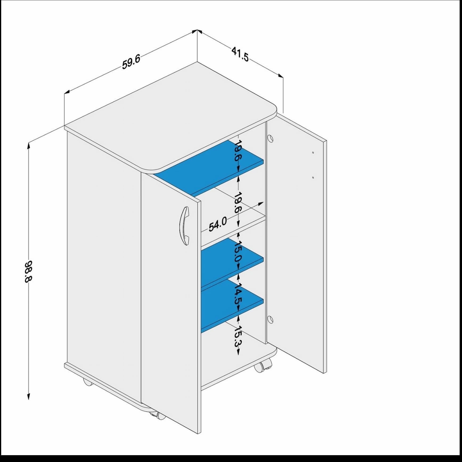 Lola White Cabinet