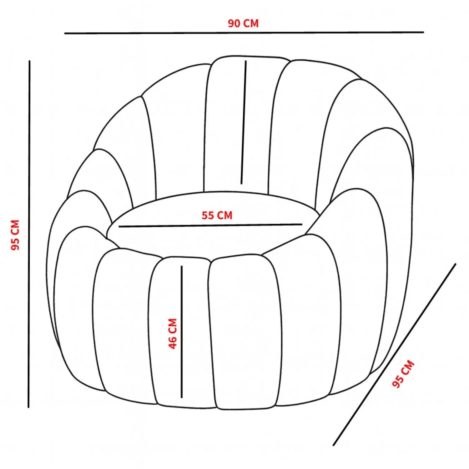 Cloud Occasional Chair Light Cream