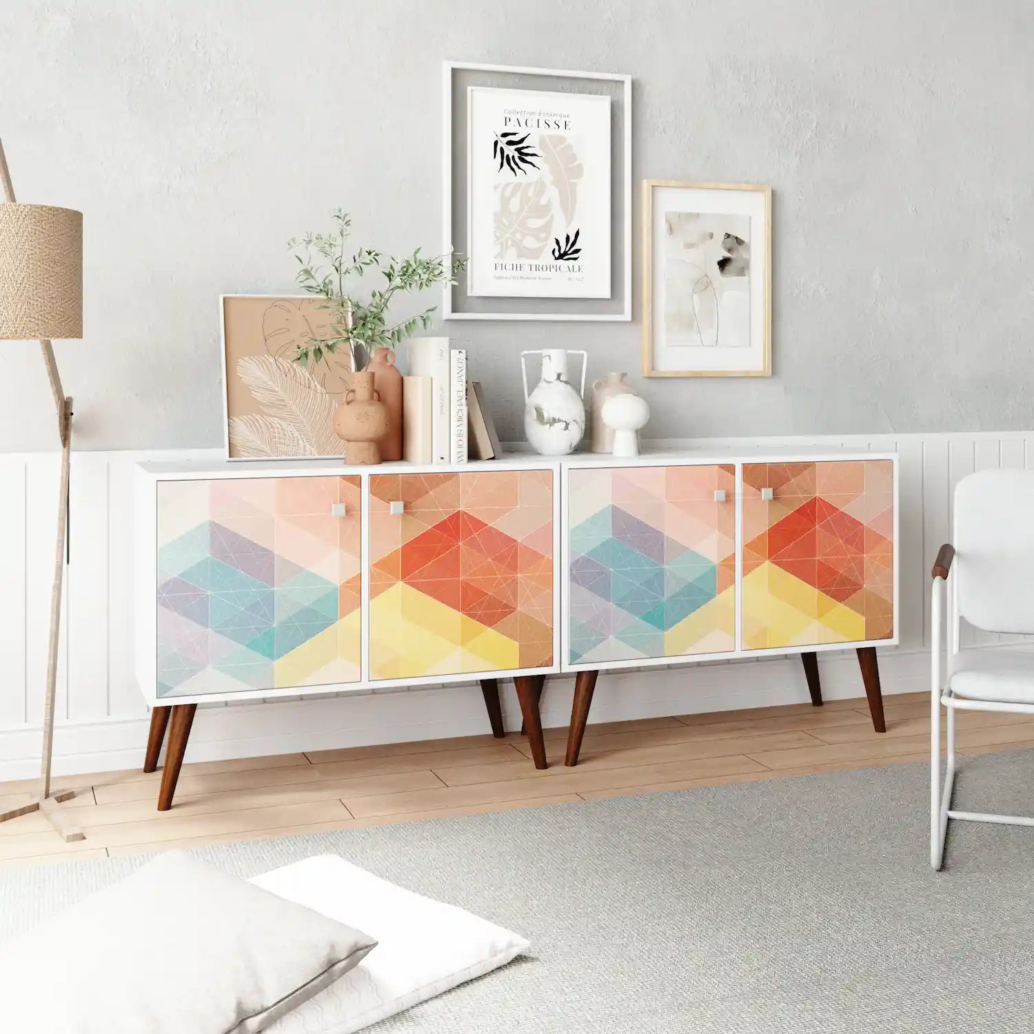 Geometric Sideboard