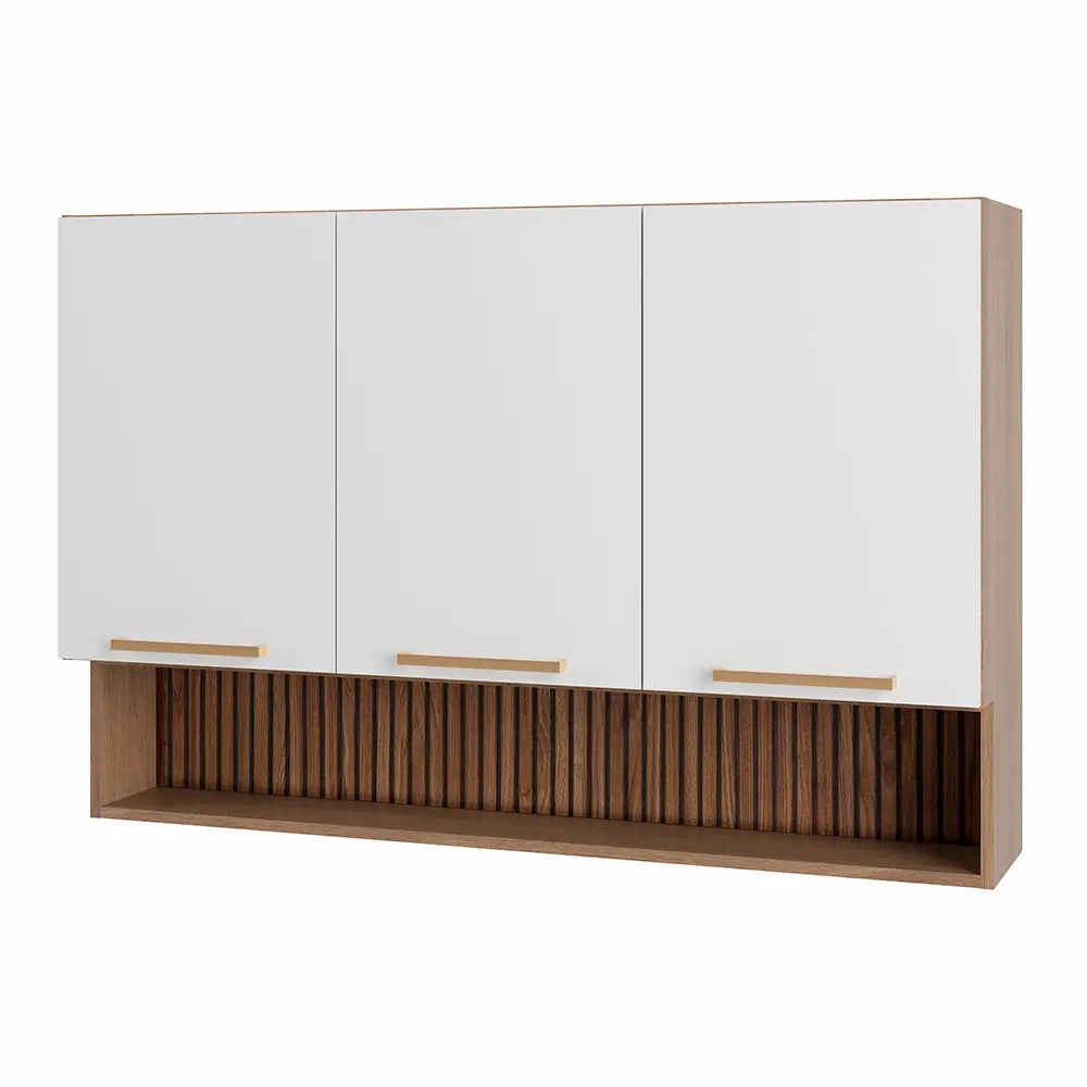Kitchen 120cm Wall Unit White-Oak