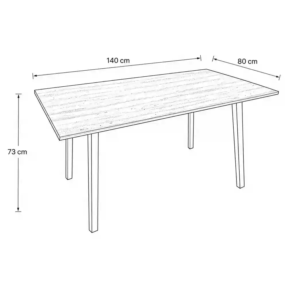 Lisa 7pc Dining Set