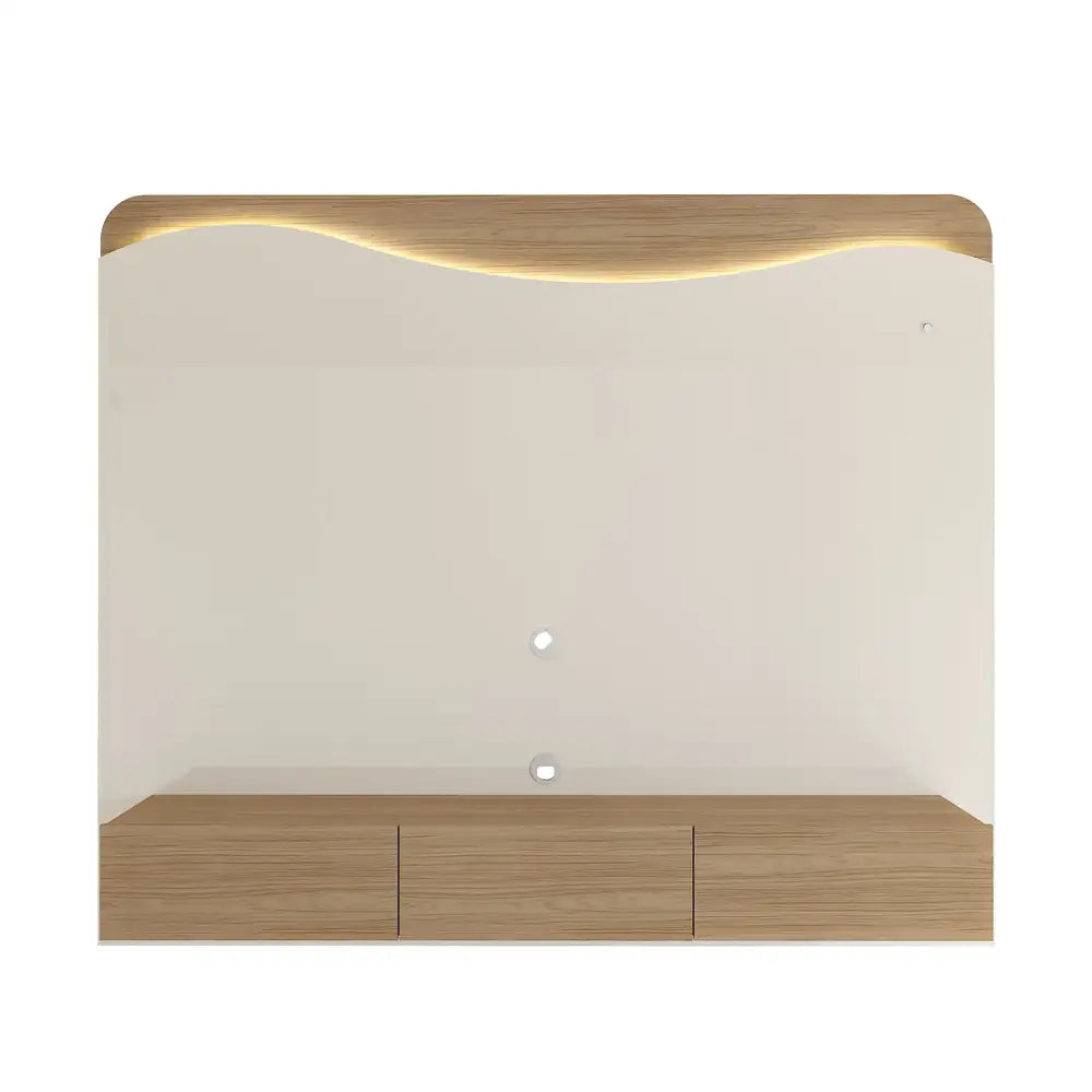 Lumiere TV Panel Oak-Off White