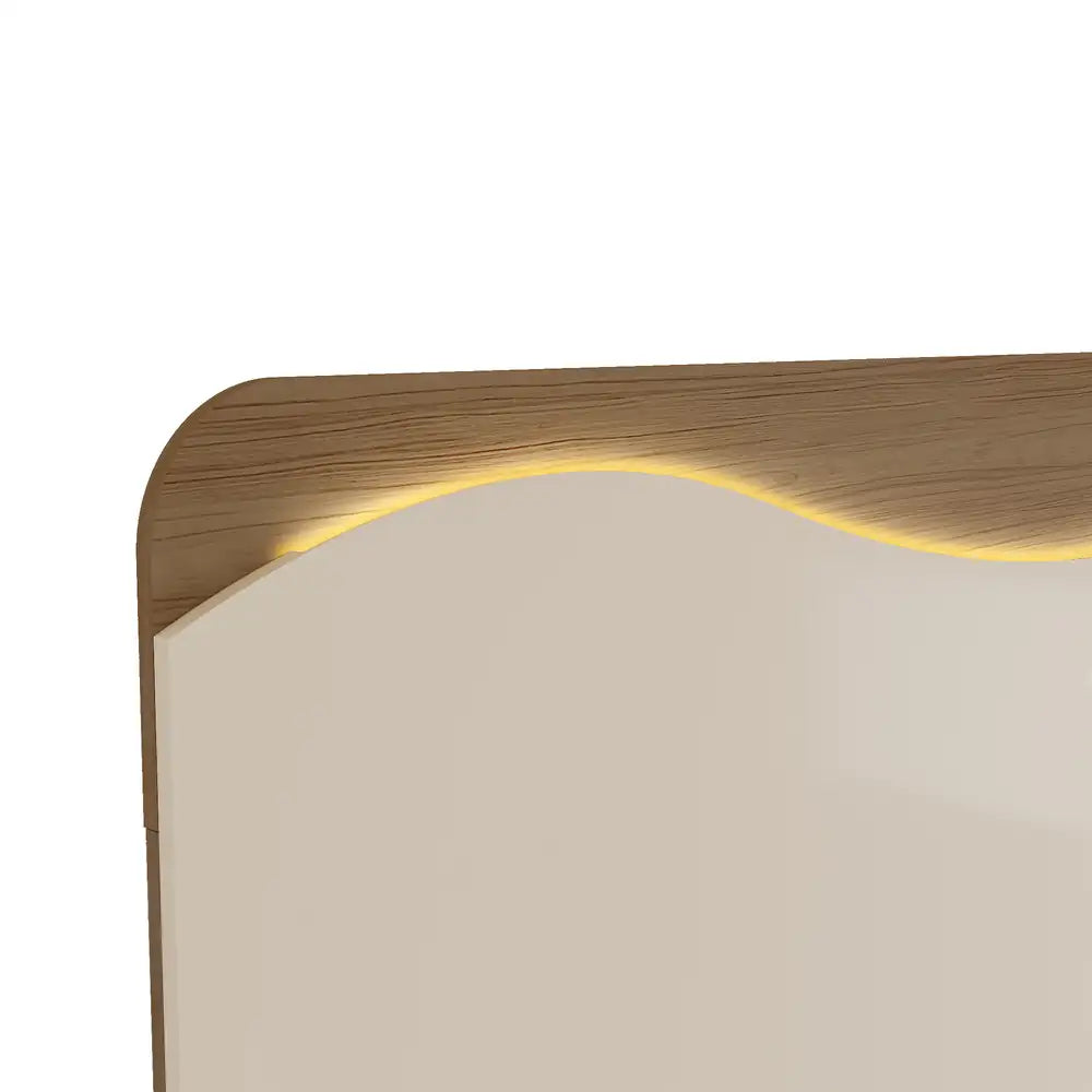 Lumiere TV Panel Oak-Off White