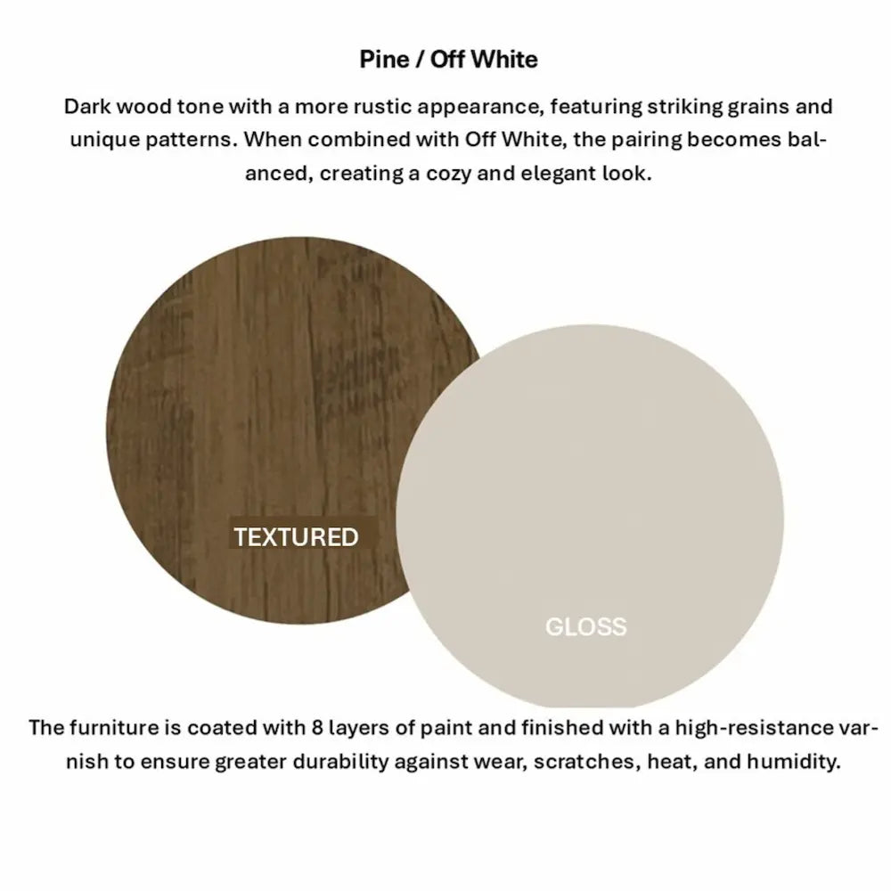 Oasis Sideboard Pine – Off White