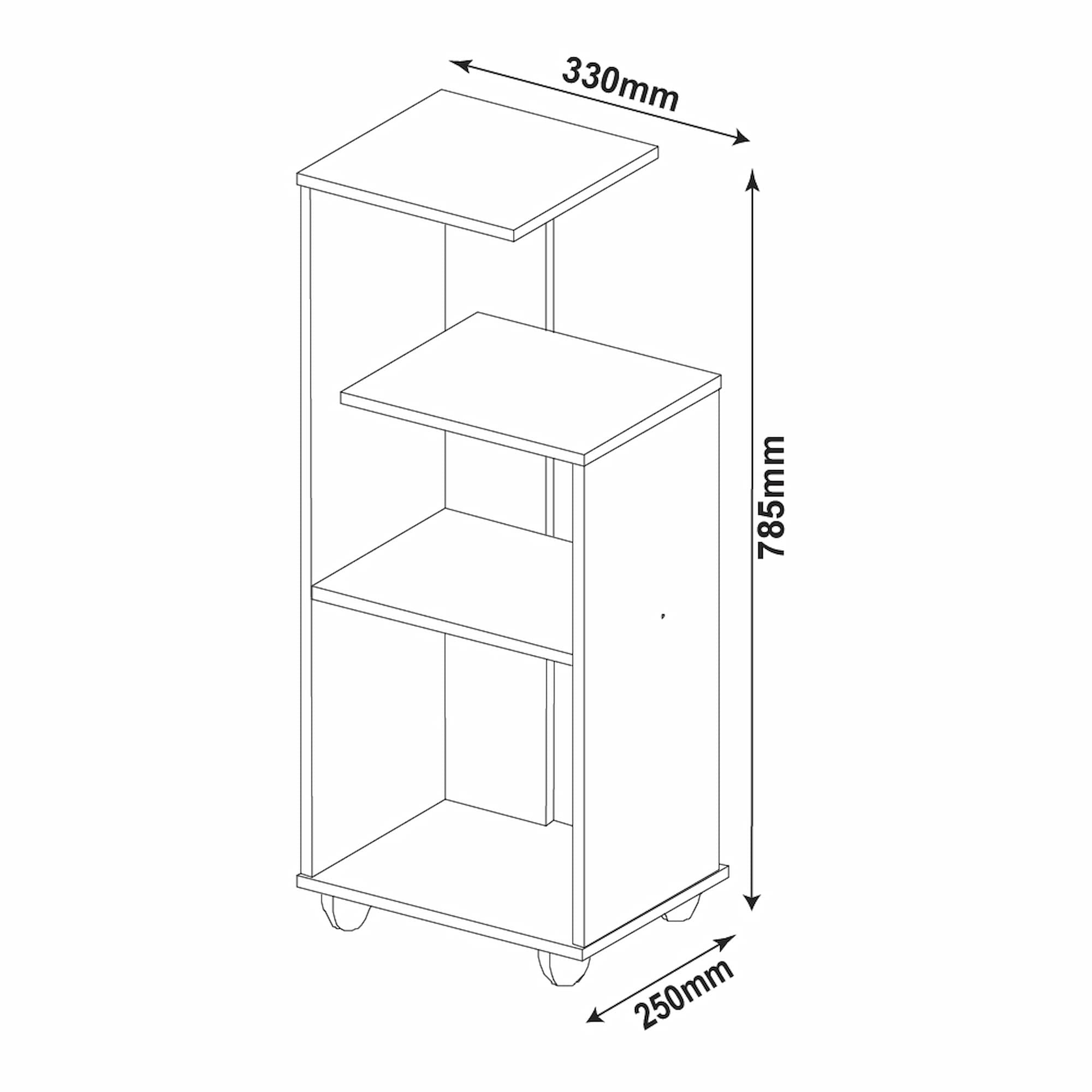 Bis End Table White 5