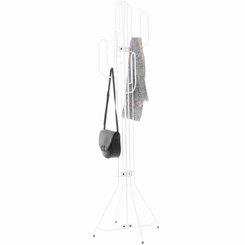 Cacthus hat and coat stand white