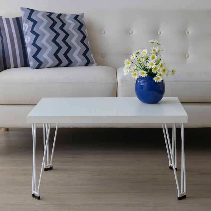 Cairo Set of 2 Coffee Table - White