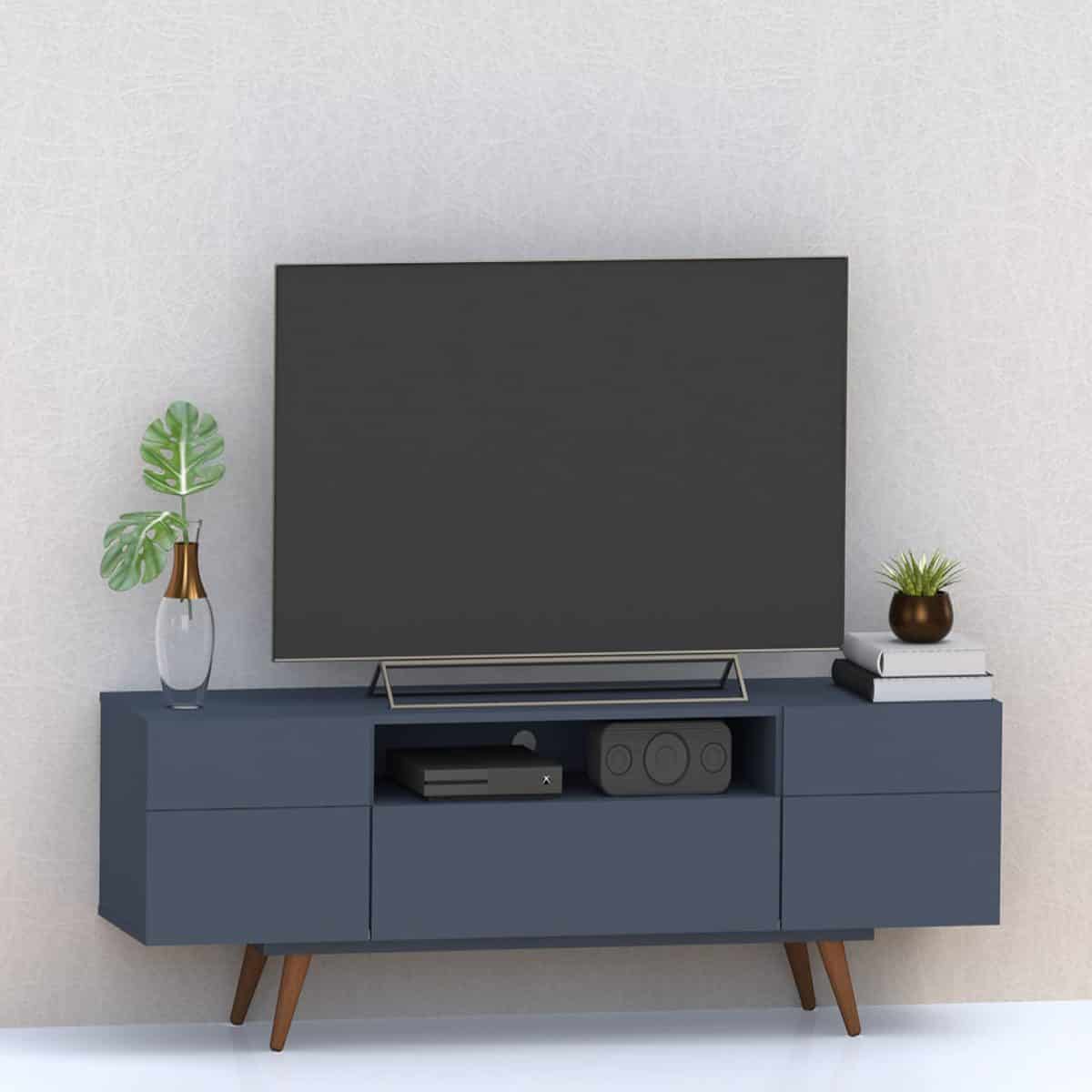 Paris tv stand navy 2