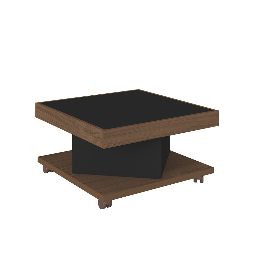 Saara coffee table walnut black 4